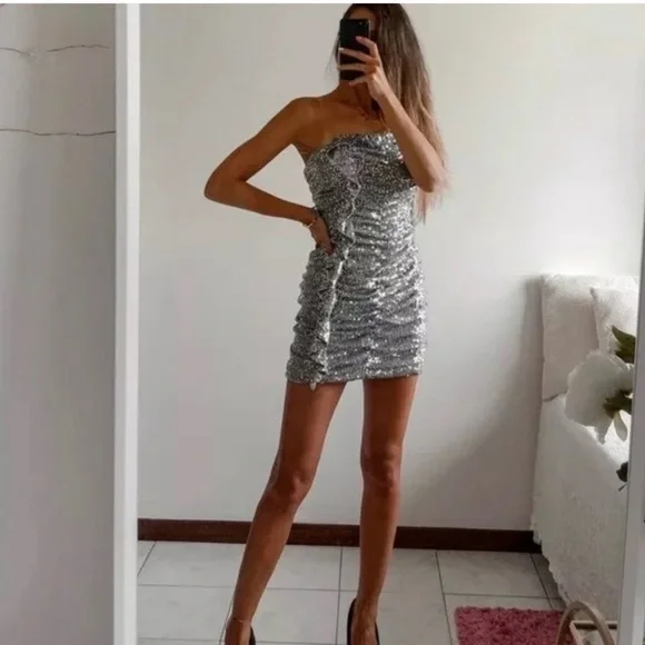 knee length dresses for ladies Zara Mini Dress main image 0